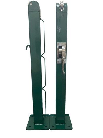 Spartan Titan Pro Surface Mount Pickleball Net Posts - Square - USA Manufactured