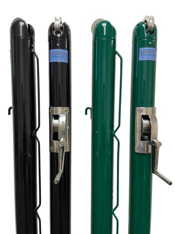 2-7/8" Round Pickleball Net Posts - USA Manufactured