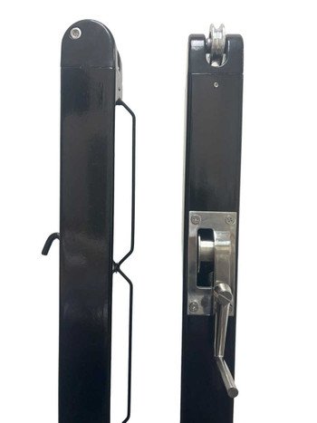 Spartan Titan Pro Surface Mount Pickleball Net Posts - Square - USA Manufactured