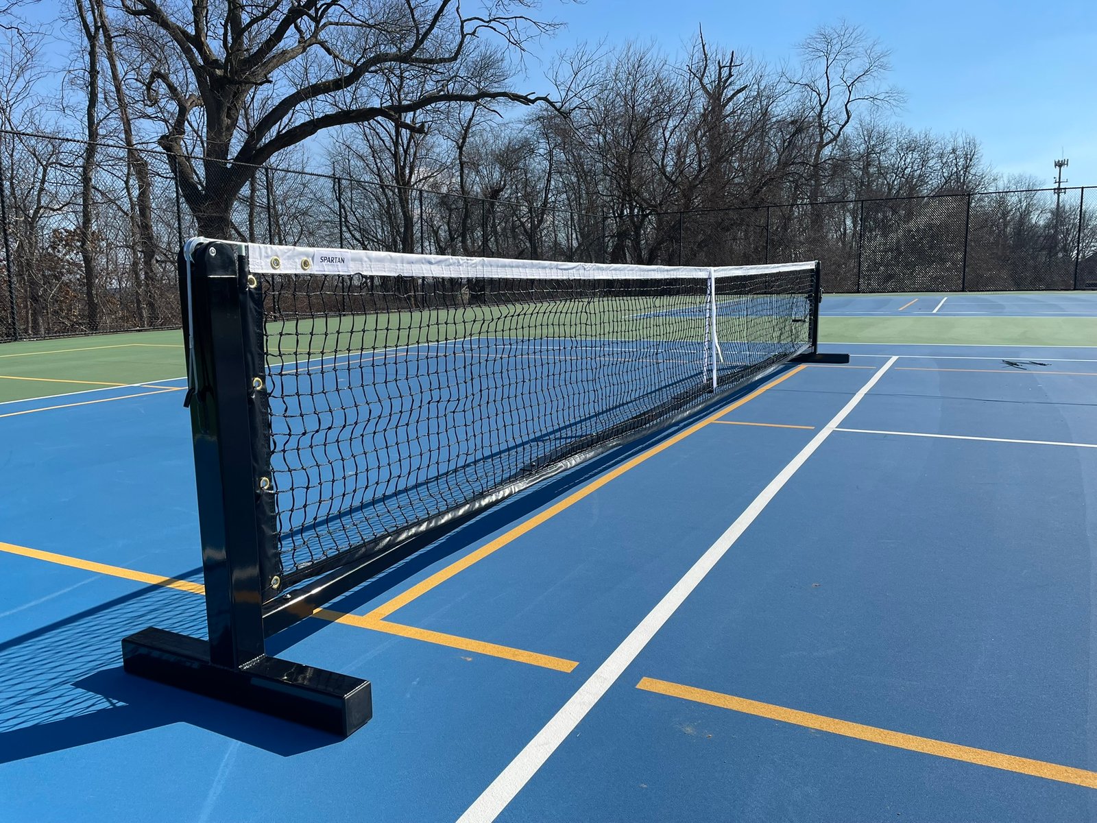 Heavy Duty Portable Pickleball Net System | Optional Wheels 8 pickleball net