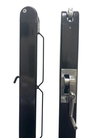 Spartan Titan Pro Surface Mount Pickleball Net Posts - Square - USA Manufactured