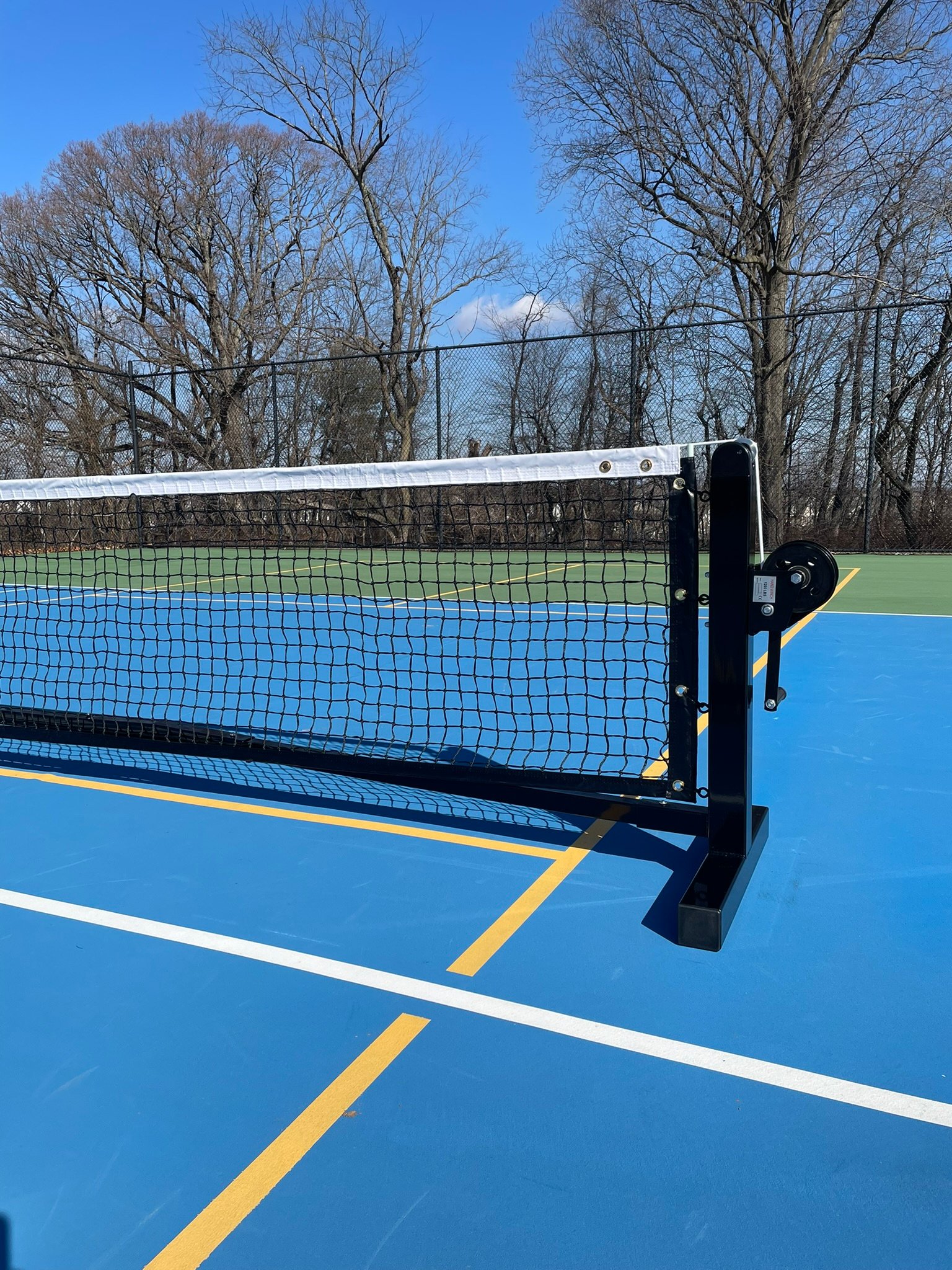 Heavy Duty Portable Pickleball Net System | Optional Wheels 9 portable pickleball net