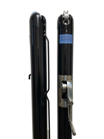 Spartan Titan Pro 2-7/8" Round Pickleball Net Posts - USA Manufactured